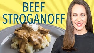 Old Fashioned Beef Stroganoff