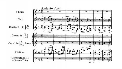 Richard Strauss - Serenade for wind ensemble Op. 7 (audio + sheet music)