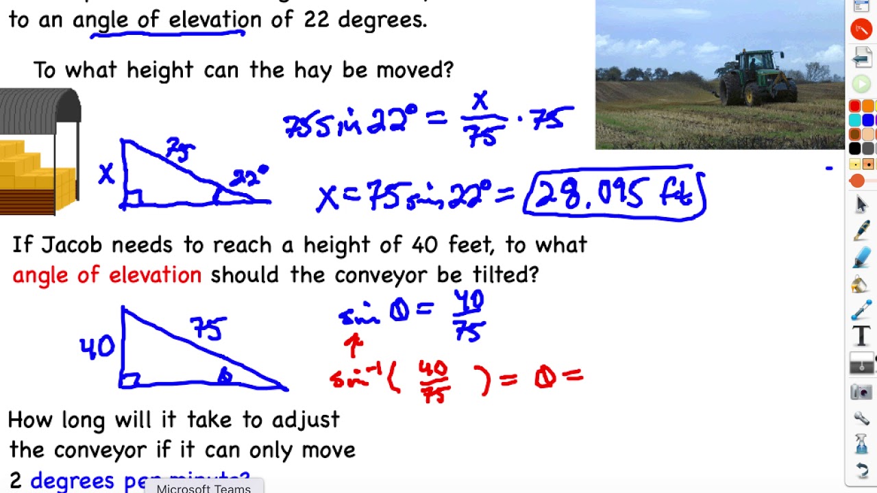 Applied Trig Right Triangles YouTube Applied trig right triangles youtube