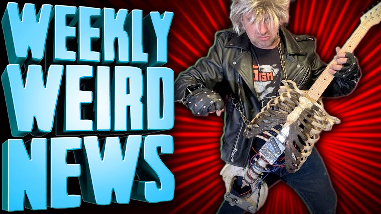 Гитара, сделанная из настоящего человеческого скелета? — Weekly Weird News