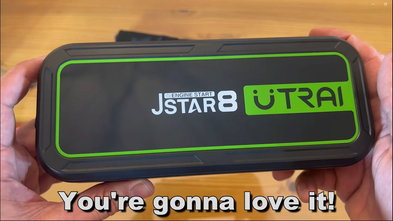 Never Get Stuck Again With the UTRAI Jump Starter Jstar 8