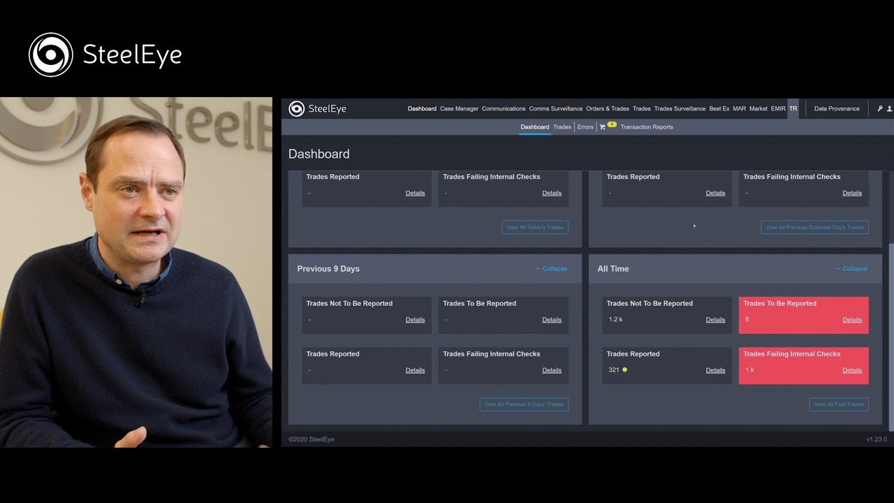 Automated and Optimised Transaction Reporting for Financial Services - SteelEye
