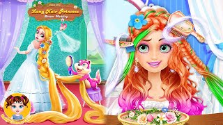 Long Hair Princess Wedding - Dress up & Makeup - BabyGames Video for Girls screenshot 4