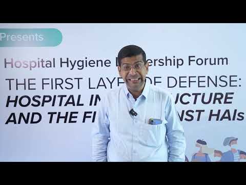 Dr Sachin H Jane shared his views on Hospital Hygiene Leadership Forum