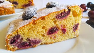 Cherry Pound Cake Recipe - Fresh Cherry Cake | Bizcocho de Cerezas, Súper Esponjoso y Delicioso