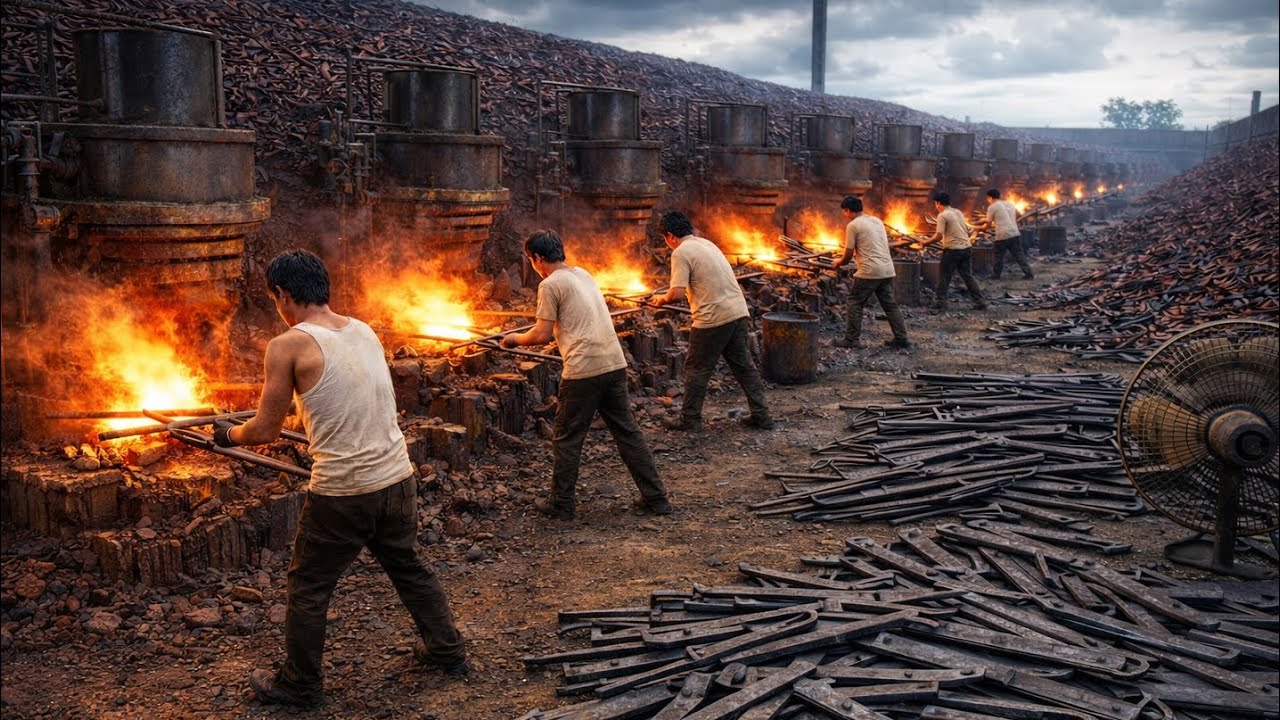 From Scrap Steel to Heavy Metal Cutting Scissors | Factory Process