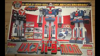 Bandai Dx Turbo Robo,Turbo Rugger and Super Turbo Robo 1989