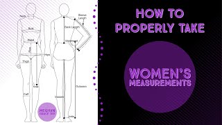 How To Take Women&#39;s Clothing Measurements - Measure a Woman for Sewing from a Costume Designer!