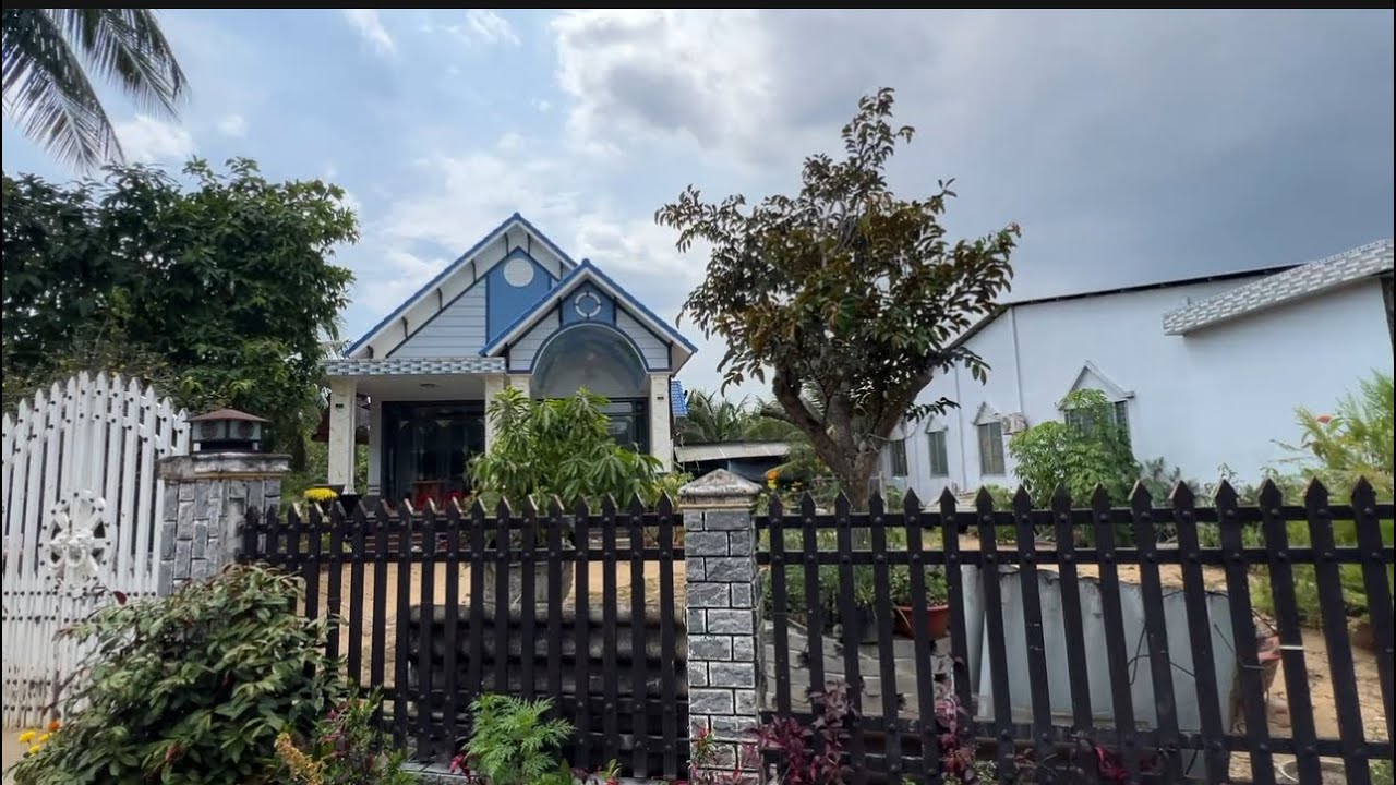 T.3247 nhà vườn miền Tây đẹp quá trời luôn bước vào mê liền luôn đường xe ô tô dọn đồ vô ở liền luôn