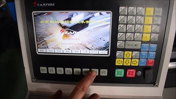 CNC plasma cutting machine detail handling video for duct use