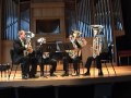 CSU Tuba Quartet- Sorcerer's Apprentice- Paul Dukas, Arr. Charles Warren