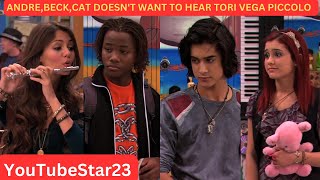 Andre,Beck,Cat doesn't want to hear Tori Vega piccolo on Victorious