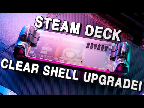 A Transparent Steam Deck Shell with Upgraded Buttons for $30!?