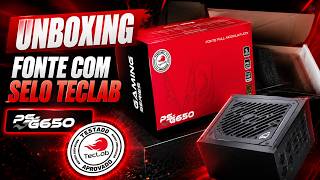 C3Tech PS-G650: Unboxing da Fonte 650W Full Modular, aprovada pela TecLab