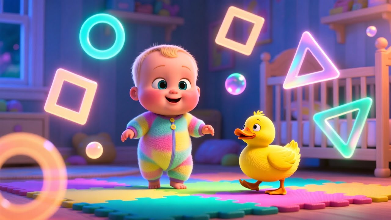 Learning Shapes Fun 🔺😊🍼 | Kids Fantasy Song | Learn Shapes and Happy Routines