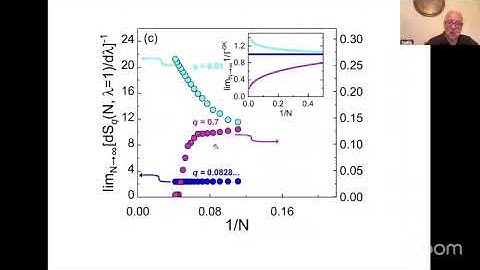 Prof. C. Tsallis fala sobre a não divergência do parâmetro de Grüneisen em pontos críticos #física 