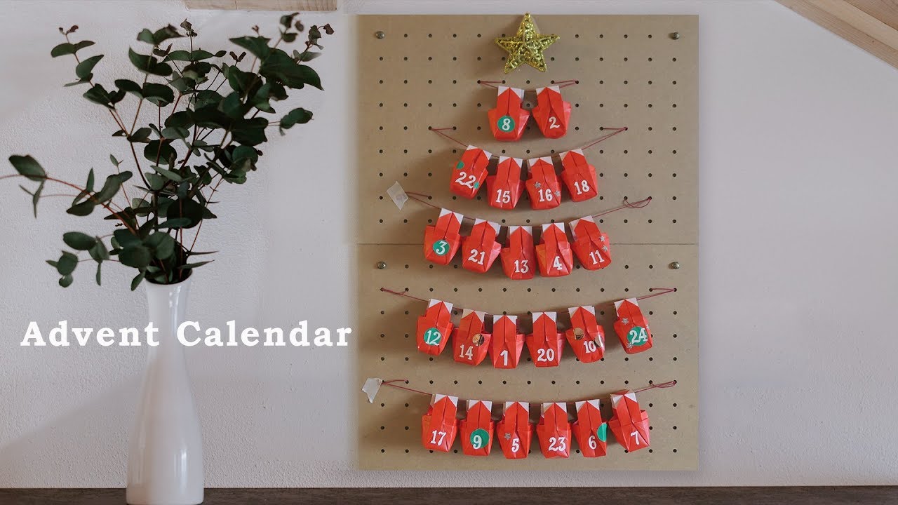 アドベントカレンダー☆クリスマスの折り紙【Origami Christmas】Advent Calendar - YouTube
