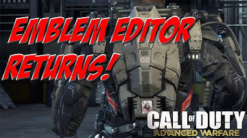 Call of Duty: Advanced Warfare | Emblem Editor Returns! (COD: AW)