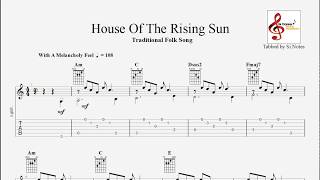 House Of The Rising Sun -Trinity Acoustic Guitar Syllabus 2020 -2023 - Grade 2