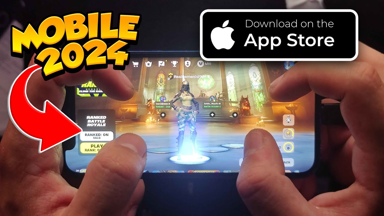 This Is What FORTNITE Mobile IOS Looks Like In 2024 YouTube 