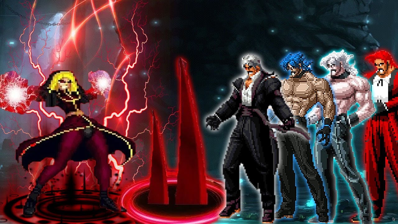 [Mugen KOF]  Goeniko Maryl vs Rugal Bernstein Team