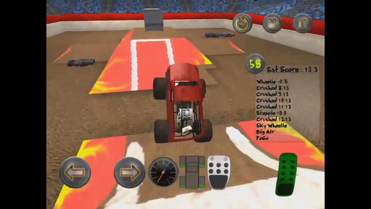 Monster Truck Mayhem Monster Jam Freestyle Commentary 