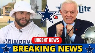 EXPLODED ON THE WEB! SEE WHAT DAK SAID ABOUT HIS LEAVE OF DALLAS! SHAKE THE WEB! DALLAS COWBOYS NEWS