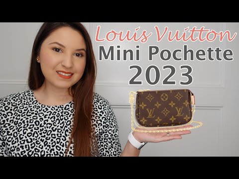 WHAT'S IN MY BAG 2023  LOUIS VUITTON POCHETTE ACCESOIRES 