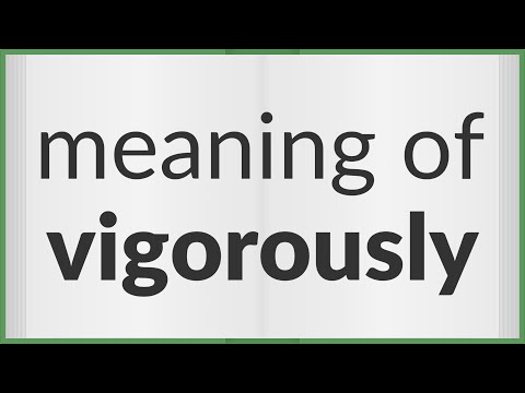 Video: Vigorin määritelmässä?