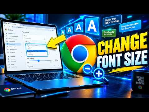 How To Adjust The Font Size On Google Chrome Browser