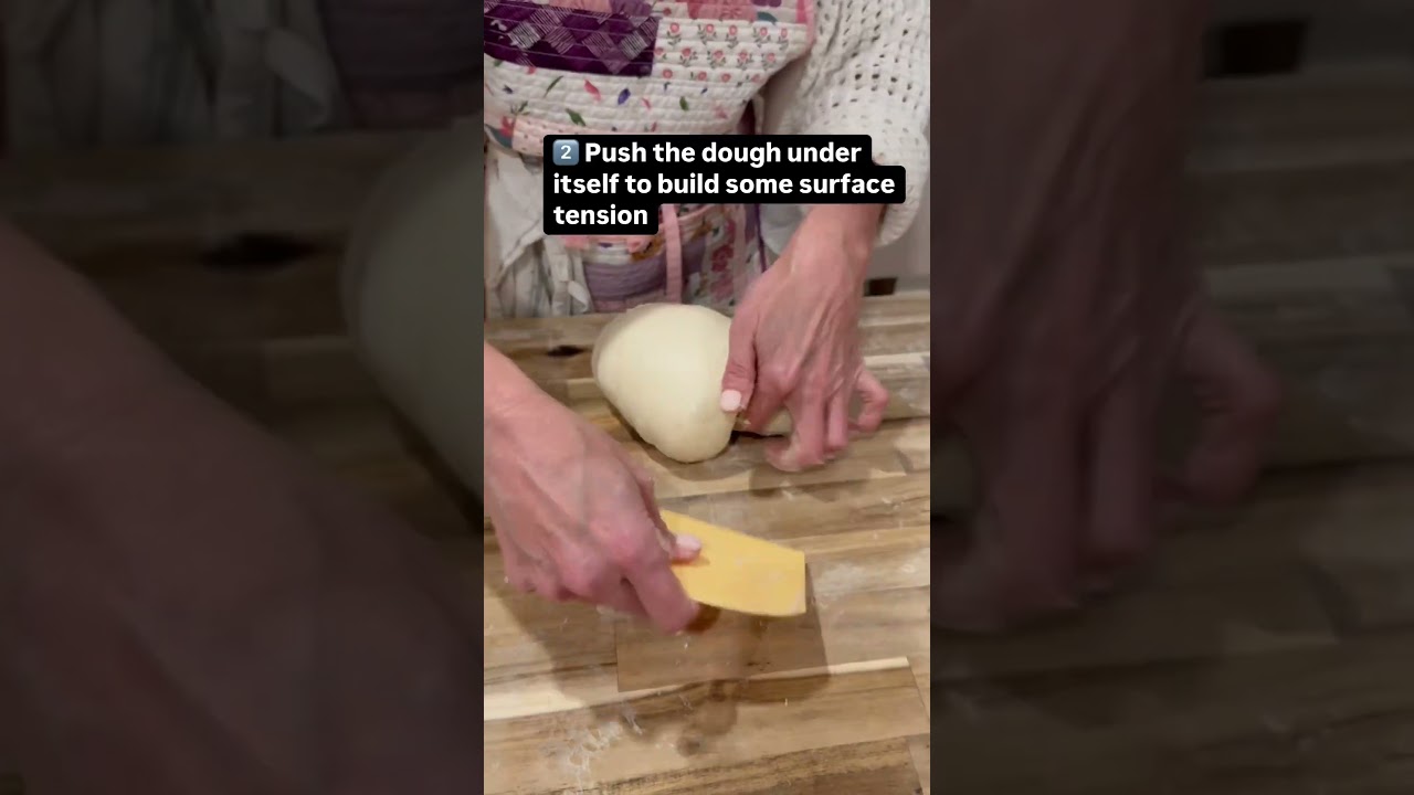 How I handle sticky sourdough. 🤚🥖