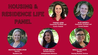 Housing and Residence Life Panel