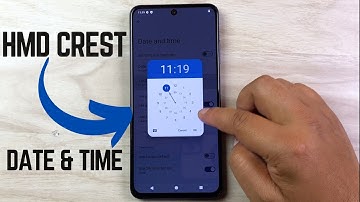 How to Change Date and Time on HMD CREST | Time Zone