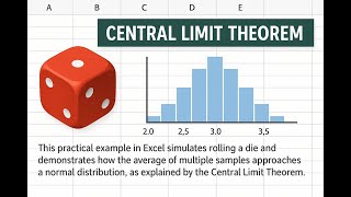 Central Limit Theorem Made Simple: Dice Simulation in Excel