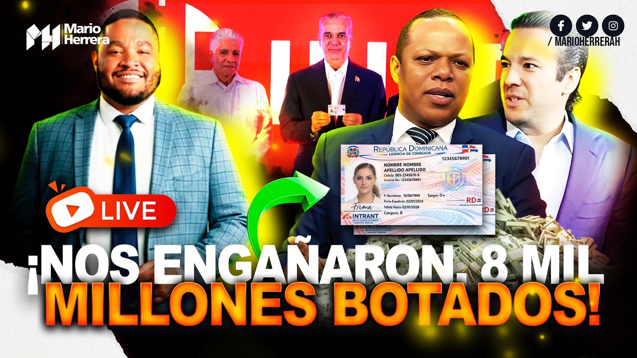 ¡ESCÁNDALO! Morrison copia el modelo Jochi Gómez con licencias: ¿Abinader fue engañado en INTRANT?