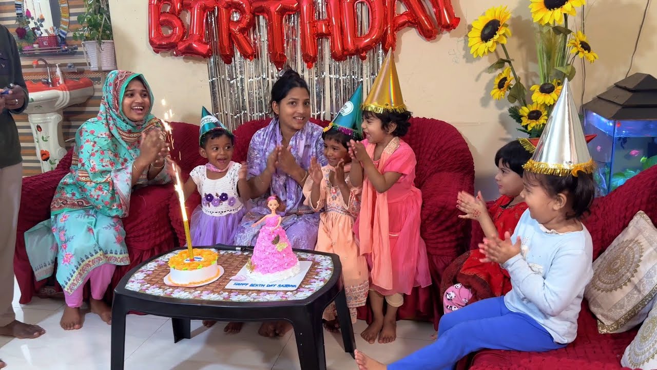 বাচ্চাদের নিয়ে আমাদের বড় মেয়ের জন্মদিন পালন করলাম 