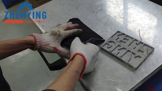 3D Embossing on Jeans/ T-shirt/ sports wear