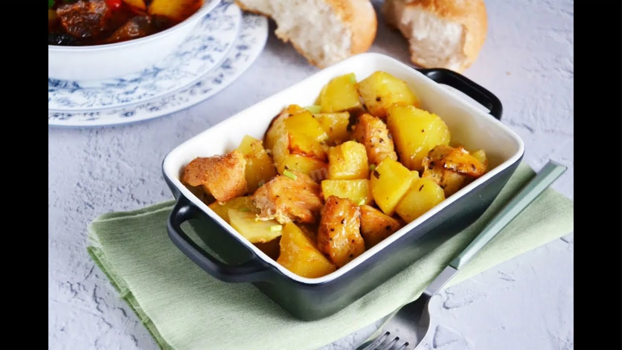 Готовим курочку с картошкой в духовке 🤌