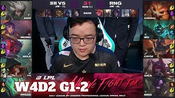 RNG vs V5 - Game 2 | Week 4 Day 2 LPL Spring 2021 | Royal Never Give Up vs Victory Five G2