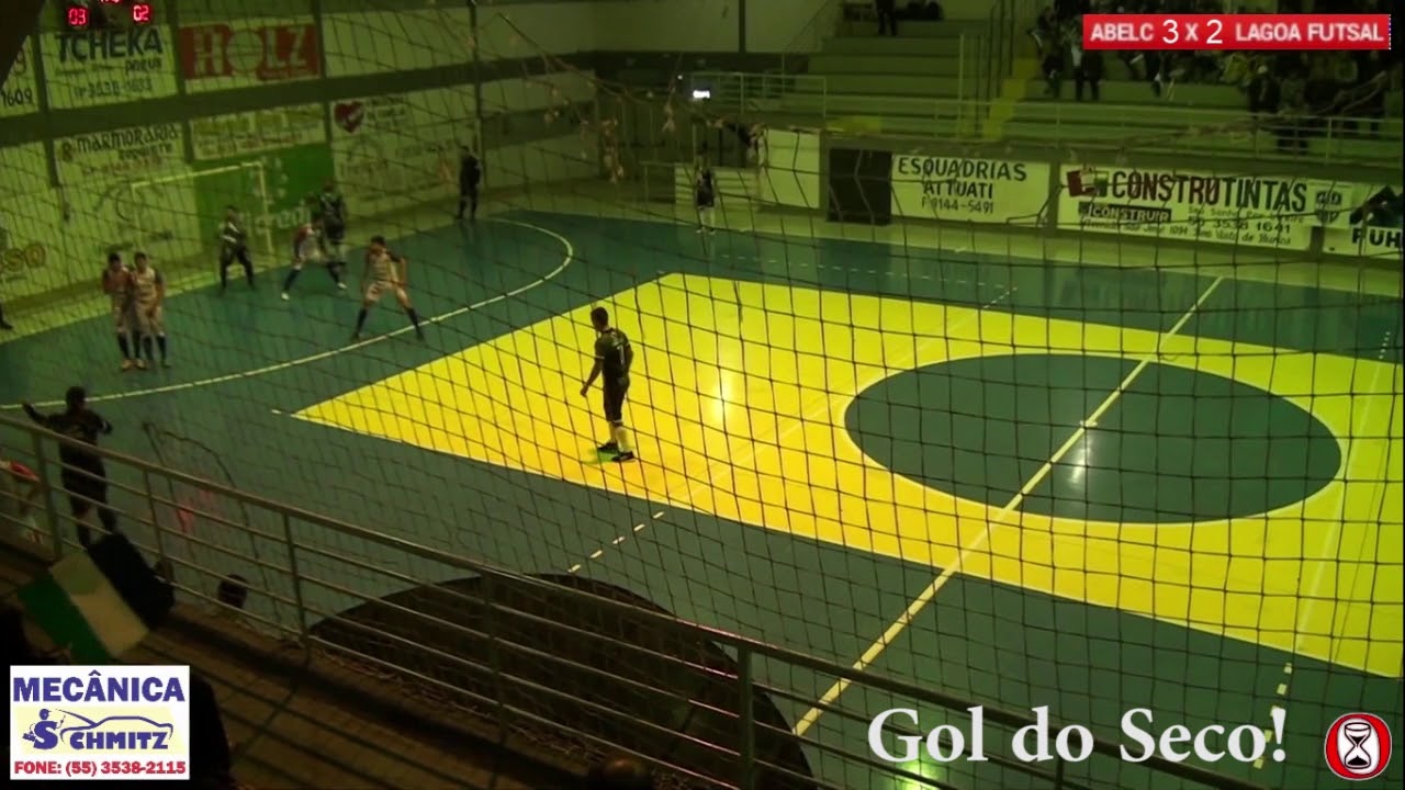 notícias ao minuto GOLAÇO DO SECO ABELC 6 X LAGOA FUTSAL 3.