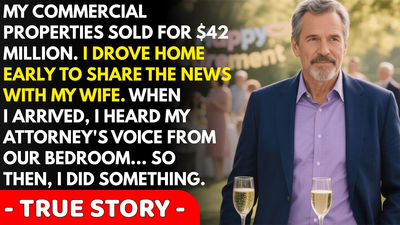 My properties sold for $42 million. I rushed home to tell my wife. Then I heard my attorney's voi...