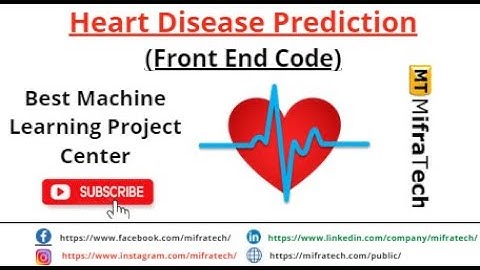 Heart Disease Prediction (Front End Code)  - Mifratech#bestMlproject#bestDatascienceproject