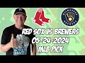 Boston Red Sox vs Milwaukee Brewers 5/24/24 MLB Pick &amp; Prediction | MLB Betting Tips