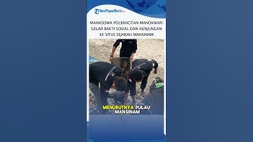 Mahasiswa Polbangtan Manokwari Gelar Baksos dan Kunjungan ke Situs Sejarah Mansinam