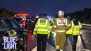 Seven Car Motorway Crash Calls For Mulitple Response Units | Motorway Cops FULL EPISODE | Blue Light screenshot 4