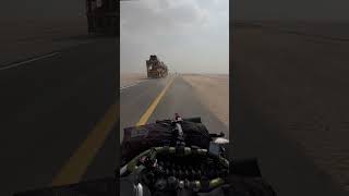 Windy Cycling in Saudi Arabia