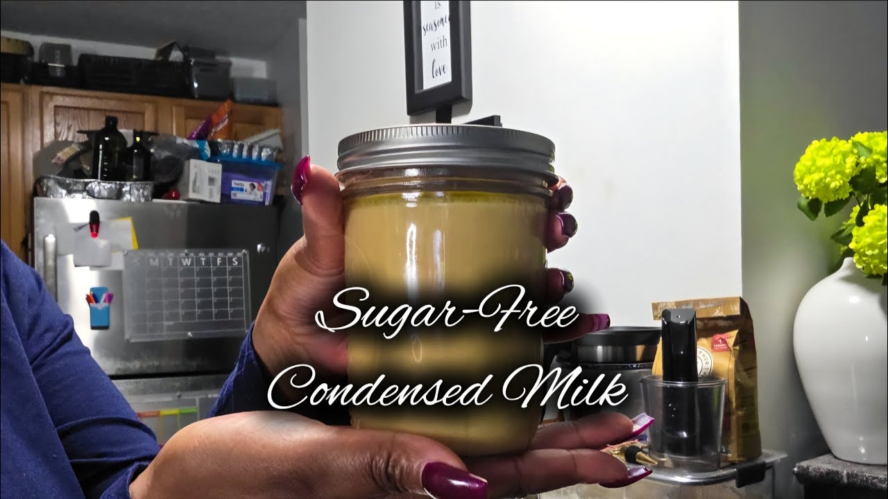 🍯 Sugar-Free Condensed Milk Recipe (Keto & Low Carb Friendly)