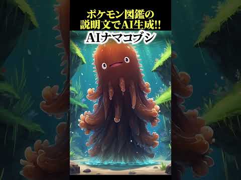 【ポケモン図鑑でAI生成】ラブトロスをAI生成したら可愛い＆かっこいい!! #shorts #ポケモン #ポケモンsv