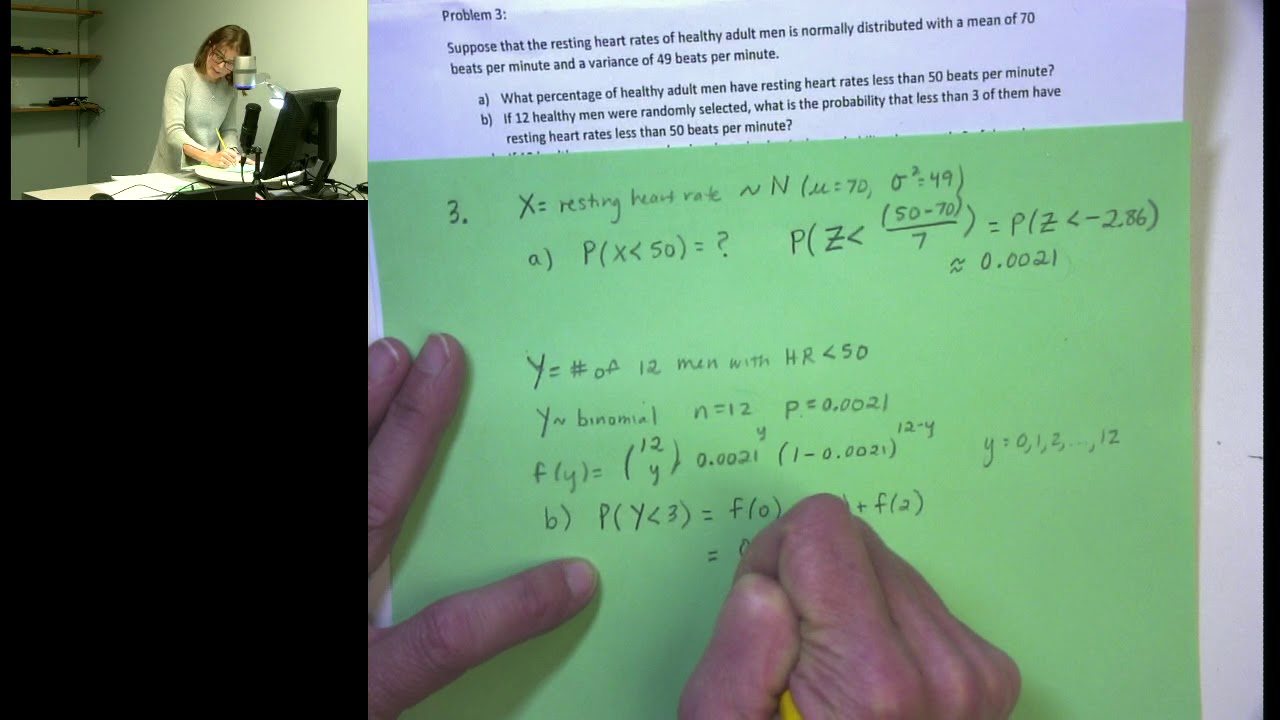 STAT 151 Review Problem 3 - YouTube