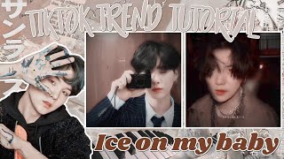 ✧˚꒰ tiktok trend ice on my baby vsmb edit tutorial + dark coloring — capcut & timecut ˚ˑ༄ ·